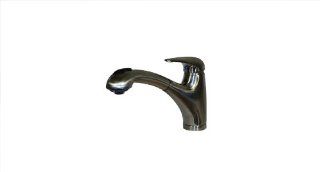 Nantucket VP 866 SN Lever Handle Single Hole Faucet in Satin Nickel   Kitchen Sink Faucets  