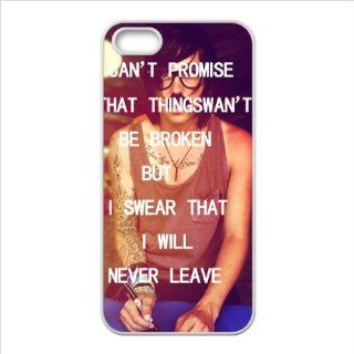 Sleeping with Sirens Quotes Lyrics Accessories TPU Cases Accessories for Apple Iphone 5 Cell Phones & Accessories