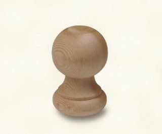 Woodway Products 870.2031 4 by 4 Inch Treated 3  Inch Ball Finial Post Cab   Decking Caps  
