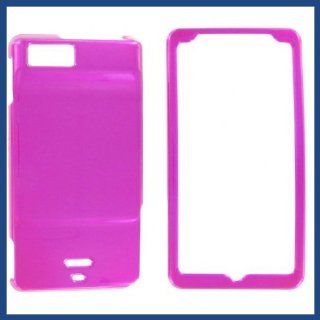 Motorola MB810 DROID X/MB870 DROID X2 Hot Pink Protective Case Cell Phones & Accessories