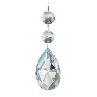 CrystalPlace Ornament Diamond Hanging Crystal Garland Wedding Strand with Almond Pendant Accent 872   Christmas Ornaments