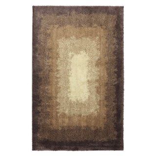 Shaggy Vibes Hot Fudge Abstract Central Park Rug Rug Size 10' x 14'   Area Rugs