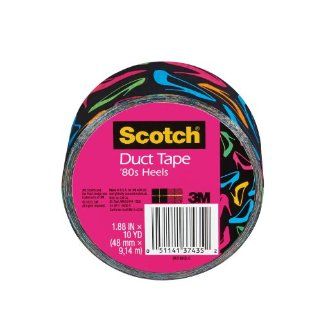 Scotch Duct Tape, 80's Heels, 1.88 Inch by 10 Yard   Masking Tape  