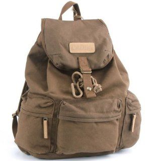 vintage canvas casual pocket leather camera backpack bag for DSLR EVIL DC E0086  Photographic Equipment Harnesses  Camera & Photo