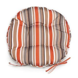 Coral Coast 16 in. Round Bistro Outdoor Seat Cushion   Set of 2  Patio Furniture Cushions  Patio, Lawn & Garden