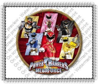 1/4 Sheet ~ Power Rangers Megaforce ~ Edible Image Cake/Cupcake Topper Grocery & Gourmet Food