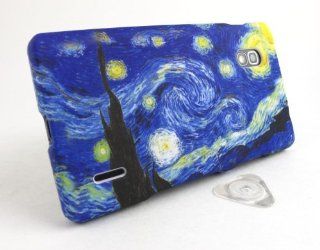 IMAGITOUCH(TM) Hard Snap on Case for LG Optimus G E970 (AT&T)   Starry Night by Vincent Van Gogh (Package Includes Stylus Pen and Prying Tool) Cell Phones & Accessories