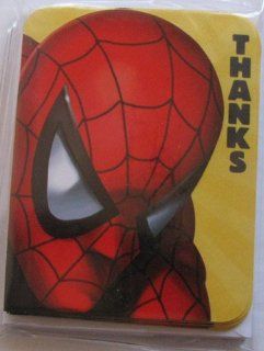Thank You Notecard 10 pack Spiderman (Blank Inside) Health & Personal Care