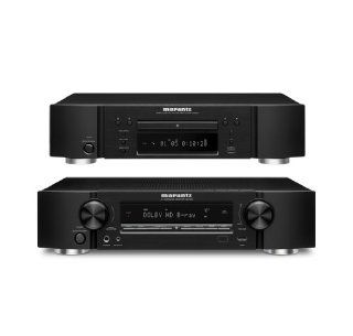 Marantz NR1403 5.1 Channel 3D Home Theater Receiver and UD 5007 3D Universal Blu Ray Disc Player Bundle Electronics