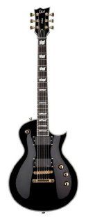 ESP LTD EC 1000T/CTM Traditional Custom Electric Guitar Black Musical Instruments