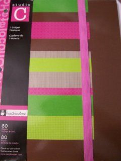 Carolina Pad Studio C Notebook ~ Hot Chocolate (Stripes, Green First)  
