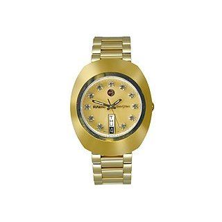 Rado Quartz, Gold Stainless Steel Band Gold Dial   Men's Watch R12413494 Rado Watches