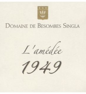 1949 Domaine Singla   Rivesaltes Ambre L'Amedee   Vin Doux Naturel   Rivesaltes Grenache 375 mL Wine