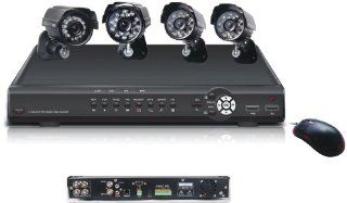 LYD Technology DVR904V 4CH H.264 Real Time DVR 4 CCD COLOR Water Resistant Day and Night Network Surveillance Kit  Complete Surveillance Systems  Camera & Photo