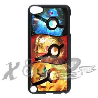 PokeBall & Pokemon Ball & Pikachu & mewtwo & Mew & charmander & squirtle & bulbasaur X&TLOVE DIY Snap on Hard Plastic Back Case Cover Skin for iPod Touch 5 5th Generation   883 Cell Phones & Accessories