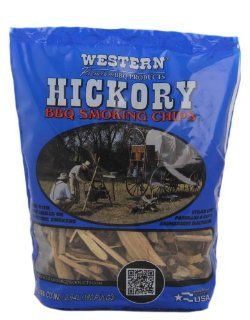 WESTERN 78075 Hickory BBQ Smoking Chips  Smoker Chips  Patio, Lawn & Garden
