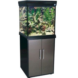 Empress Collection Cube Aquarium and Stand, Black, 53 Gallon  Fish Tank 