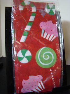 8 PC. CHRISTMAS CANDY GIFT BAGS 