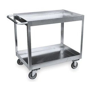 Utility Cart, HD, Stainless Steel, 36x24