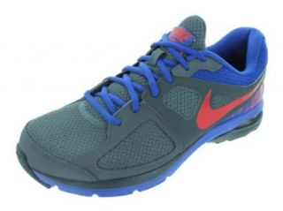 Nike Men's NIKE AIR FUTURUN RUNNING SHOES 9 Men US (DARK GREY/PIMENTO/HYPER BLUE) Shoes