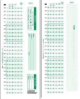 50 Question Scantron 889 Compatible Forms 25 Pack Computers & Accessories