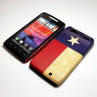 MOTOROLA DROID RAZR XT912 TEXAS STATE FLAG HYBRID CASE COVER PROTECTOR SNAP ON Cell Phones & Accessories
