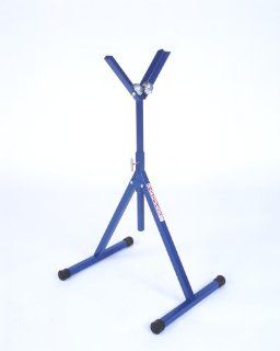 Trojan PS 10 Adjustable 24 Inch to 40 Inch Multi Directional Pedestal V Shaped Roller Stand with 3 Inch Pipe Capacity