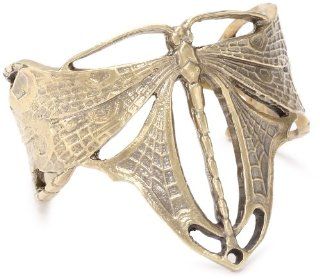 Alkemie Jewelry "Maiden Voyage" Dragonfly Cuff Bracelet Jewelry