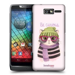 Head Case Designs Curious Hipster Animals in Watercolor Hard Back Case Cover for Motorola RAZR i XT890 Cell Phones & Accessories