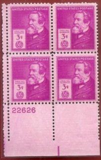 Stamps US Inventor Cyrus Hall McCormick Sc 891 MNHVF Block of 4 