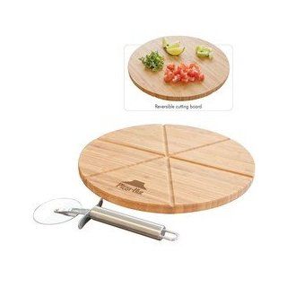PZ913    GOURMET BAMBOO PIZZA SET / CUTTING BOARD Kitchen & Dining