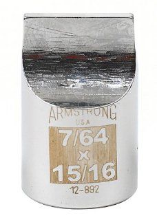 Armstrong 12 892 1/2 Inch Drive Screwdriver Drag 7/64 Inch x 15/16 Inch Link Socket    