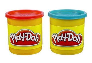 Play doh 2 Pack Neon Colors (Blue and Red) Toys & Games