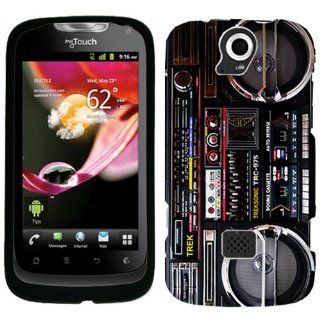 Huawei T Mobile MyTouch Q Retro Black Ghetto Blaster Boombox Phone Case Cover Cell Phones & Accessories