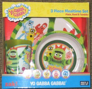 Yo Gabba Gabba 3 Piece Mealtime Set By ZAK Toys & Games