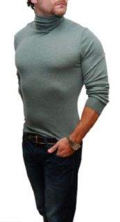 Polo Ralph Lauren Purple Label Mens Green Turtleneck Sweater Cashmere Italy at  Men�s Clothing store