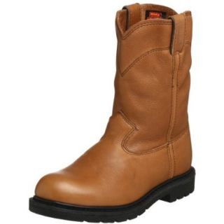 WORX by Red Wing Shoes Men's 5455 10" Pull on Boot,Brown,9.5 M Shoes