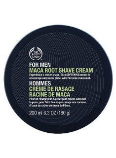 Body Shop For Men   Maca Root Shave Cream 6.3 Oz. Health & Personal Care