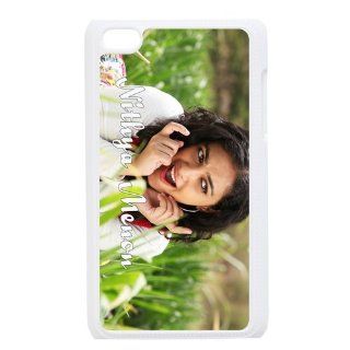 High Quality DIY CASE For Ipod Touch 4th Protective Hard Cover Case with European and American Nithya Menon Beauty photo Image   Players & Accessories