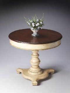 Butler Specialty Artists' Originals Accent Hall Table in Vanilla and Cherry   End Tables