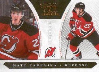 2010 11 Panini Luxury Suite Hockey #207 Matt Taormina RC #'d 318/899 New Jersey Devils NHL Rookie Trading Card Sports Collectibles