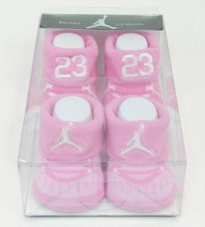 Michael Jordan 2 Pair Baby Booties Size 3 6 Months Sports & Outdoors