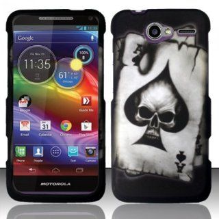 ACE SPADE SKULL Hard Plastic Design Matte Case for Motorola Electrify M XT901 (US Cellular) In Twisted Tech Packaging Cell Phones & Accessories