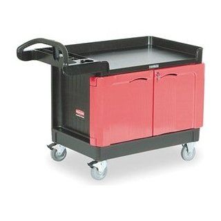 Trade Cart/Service Bench, 49 In. L, Black   Workbenches  