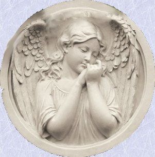 round angel statue wall plaque sculpture new home decor  