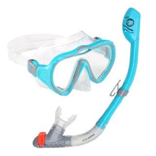U.S. Divers Lady Starlet LX Mask with Tucson Snorkel, Aqua  Snorkeling Diving Packages  Sports & Outdoors