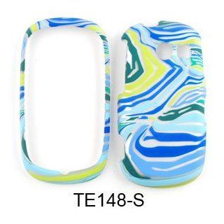 Samsung Flight 2 A927 Blue/Green Zebra Print Hard Case/Cover/Faceplate/Snap On/Housing/Protector Cell Phones & Accessories