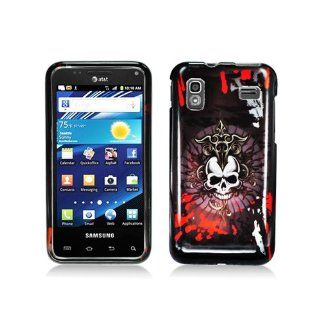 Black Skull Hard Cover Case for Samsung Captivate Glide SGH I927 Cell Phones & Accessories