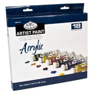 Royal & Langnickel Acrylic Color Artist Tube Paint, 21ml, 18 Pack