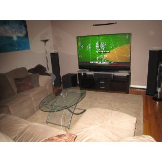Elite Elt906 65 inch Wide Credenza Projection Tv Stand A/v Combo In Wenge Wood   Television Stands